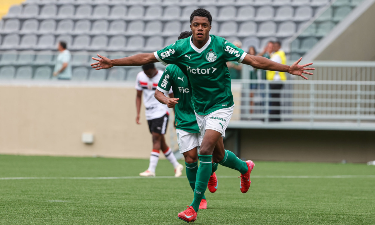 Partida entre Palmeiras e Botafogo-SP, válida pela volta das quartas de final do Campeonato Paulista Sub-20, na Arena Crefisa Barueri, em Barueri-SP. (Foto: Fabio Menotti/Palmeiras/by Canon)