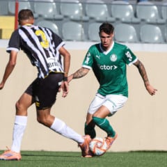 Partida entre Palmeiras e Santos, válida pela volta da semifinal do Campeonato Paulista Sub-20, na Arena Crefisa Barueri, em Barueri-SP. (Foto: Fabio Menotti/Palmeiras/by Canon)