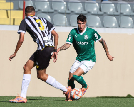 Partida entre Palmeiras e Santos, válida pela volta da semifinal do Campeonato Paulista Sub-20, na Arena Crefisa Barueri, em Barueri-SP. (Foto: Fabio Menotti/Palmeiras/by Canon)