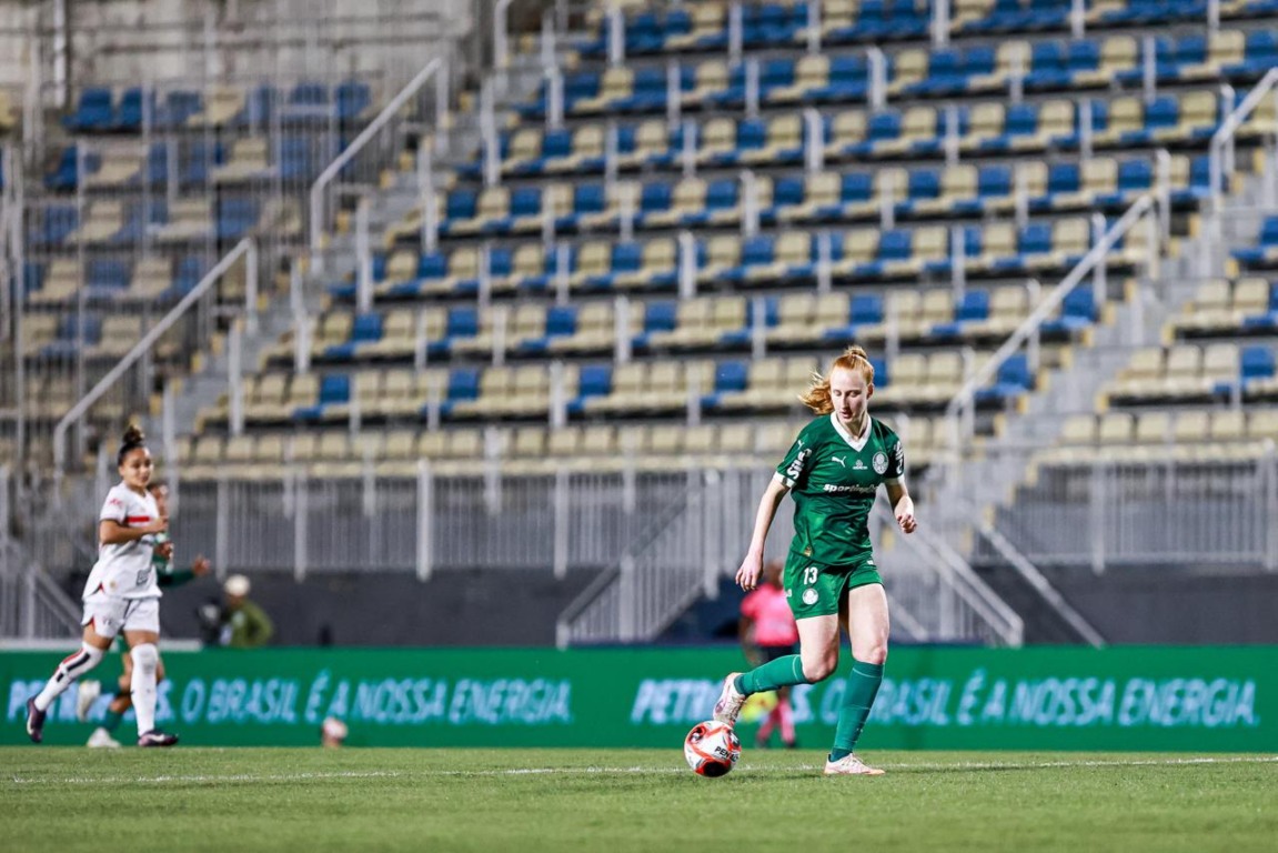 Pati Maldaner em ação pelo Palmeiras (Foto: Divulgação / Palmeiras) Pati Maldaner em ação pelo Palmeiras (Foto: Divulgação / Palmeiras)
