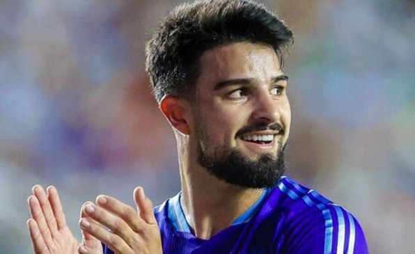 Flaco López em ação pela Argntina (Foto: AFA / Divulgação)