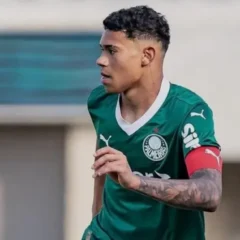 Luis Pacheco em ação pelo Palmeiras (Foto: Fabio Menotti) 
