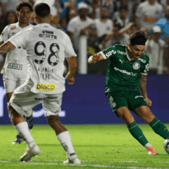 Maurício em ação pelo Palmeiras (Foto: Cesar Greco) 