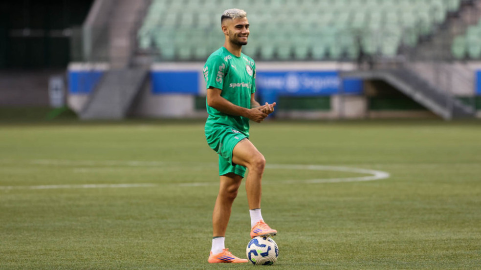 O jogador Andreas Pereira, da SE Palmeiras, durante treinamento, na arena Allianz Parque. (Foto: Cesar Greco/Palmeiras/by Canon) O jogador Andreas Pereira, da SE Palmeiras, durante treinamento, na arena Allianz Parque. (Foto: Cesar Greco/Palmeiras/by Canon)