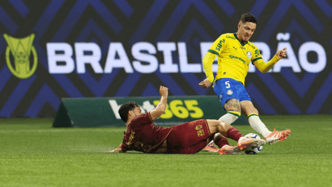 Aníbal Moreno em ação pelo Palmeiras. Foto: César Greco