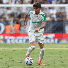 Larson em ação pelo Palmeiras (Foto: César Greco / Palmeiras) 