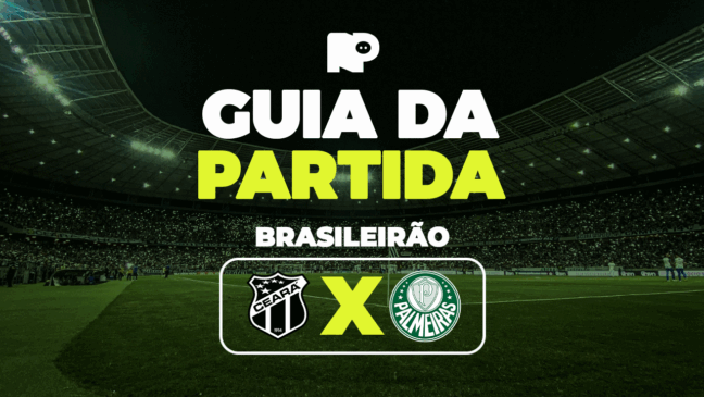 Ceará x Palmeiras: onde assistir ao vivo, horário e escalações do jogo pelo Brasileirão