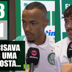 Veja o que Marlon Freitas e Maur&iacute;cio falaram ap&oacute;s vit&oacute;ria do Palmeiras no Choque-Rei