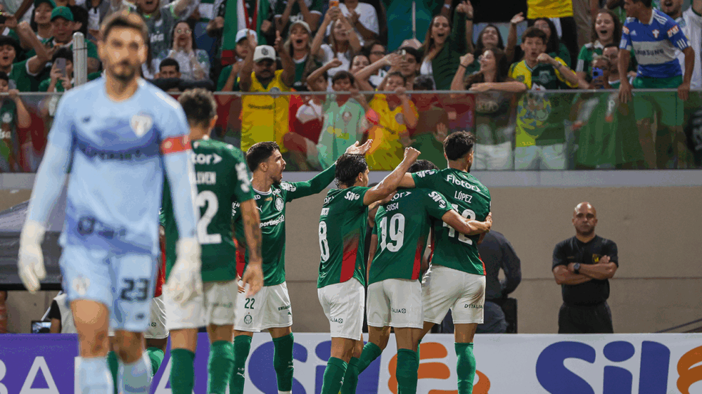 Palmeiras em ação pelo Campeonato Paulista (Foto: Fabio Menotti) Palmeiras em ação pelo Campeonato Paulista (Foto: Fabio Menotti)