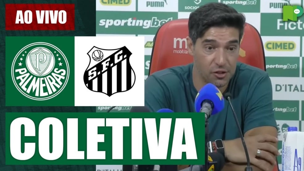 Palmeiras x Santos: assista ao vivo coletiva de Abel Ferreira Palmeiras x Santos: assista ao vivo coletiva de Abel Ferreira