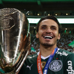 Raphael Veiga campe&atilde;o Paulista pelo Palmeiras. Foto: C&eacute;sar Greco/Palmeiras
