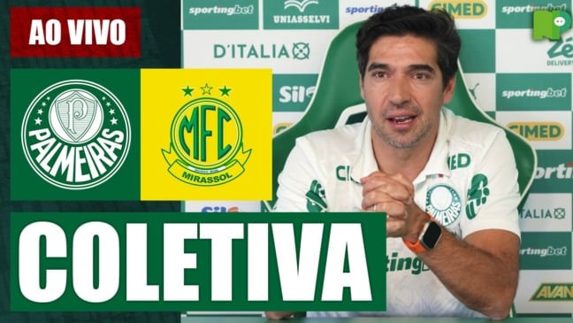 Palmeiras x Mirassol: acompanhe ao vivo coletiva de Abel Ferreira e pós-jogo