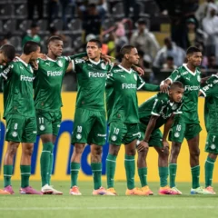 Palmeiras em a&ccedil;&atilde;o pela Copinha (Foto: Guilherme Veiga)