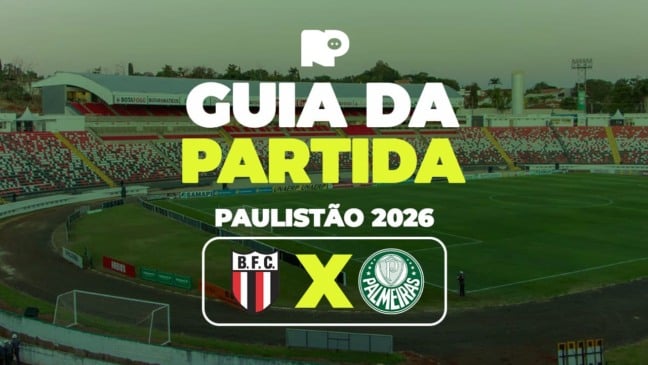 Botafogo-SP x Palmeiras: onde assistir ao vivo, horário e escalações do jogo pelo Paulistão 2026