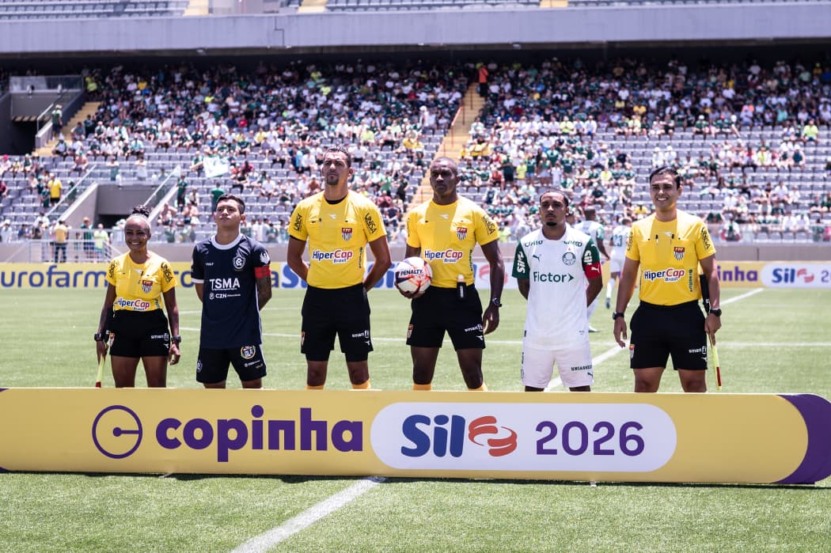 Palmeiras em ação pela Copinha (Foto: Guilherme Veiga) 