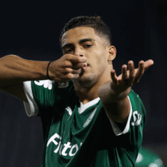 Arthur em a&ccedil;&atilde;o pelo Palmeiras na Copinha (Foto: Guilherme Veiga) 