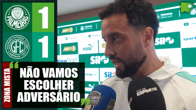Veja o que falou Felipe Anderson após empate do Palmeiras diante do Guarani