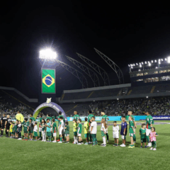 Palmeiras x Fluminense na Arena Barueri (Foto: Cesar Greco / Palmeiras) 