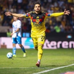 Raphael Veiga marcou seu primeiro gol pelo Am&eacute;rica-MEX. Foto: Divulga&ccedil;&atilde;o/Am&eacute;rica