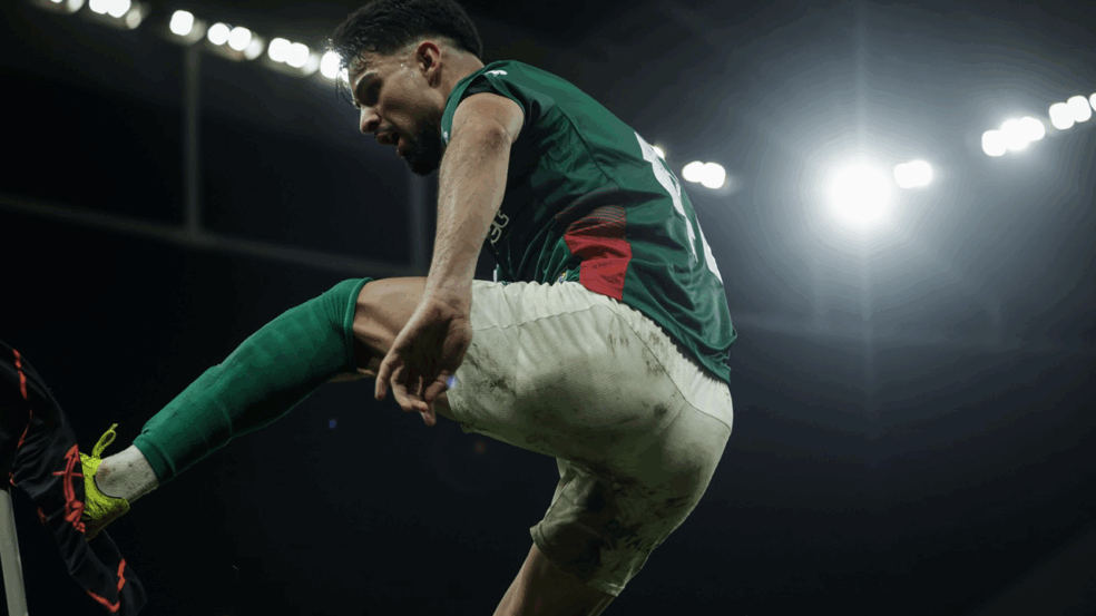 Flaco López comemora seu gol contra o Corinthians. Foto: Danilo/PodPorco Flaco López comemora seu gol contra o Corinthians. Foto: Danilo/PodPorco