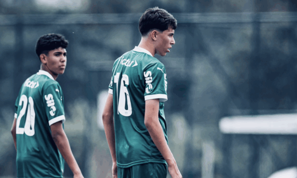 João Vassoler em ação pelo Palmeiras (Foto: Rafael Assunção)