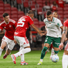 Andreas em a&ccedil;&atilde;o pelo Palmeiras contra o Internacional (Foto: Fabio Menotti/Palmeiras/by Canon)
