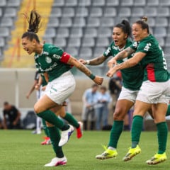 Bia Zaneratto em a&ccedil;&atilde;o pelo palmeiras (Foto: Fabio Menotti) 