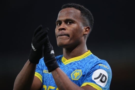 Jhon Arias em ação pelo Wolves. Foto: Divulgação/Wolves