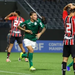 Palmeiras busca empate nos acr&eacute;scimos contra S&atilde;o Paulo pelo Brasileiro Sub-20