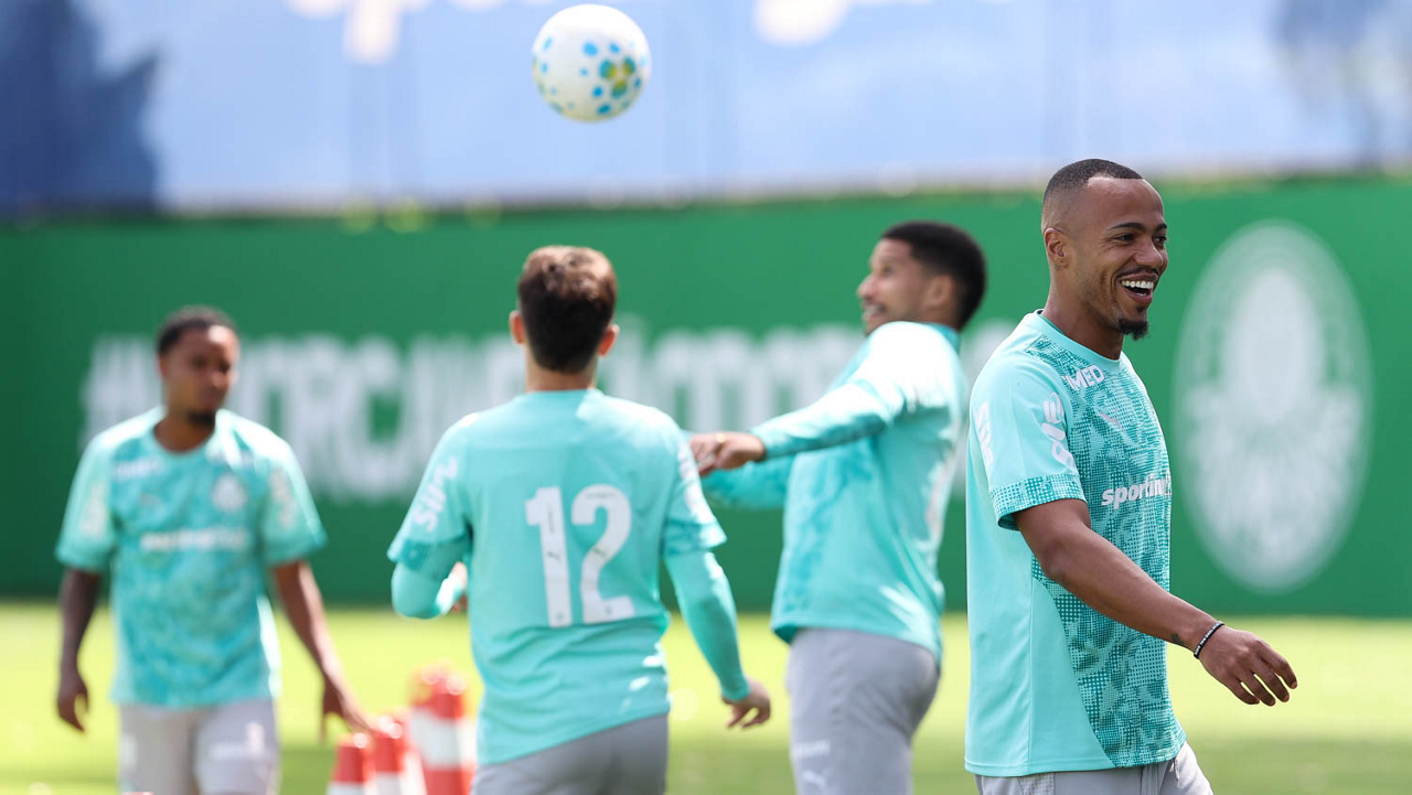 O jogador Marlon Freitas, da SE Palmeiras, durante treinamento, na Academia de Futebol. (Foto: Cesar Greco/Palmeiras/by Canon)
O jogador Marlon Freitas, da SE Palmeiras, durante treinamento, na Academia de Futebol. (Foto: Cesar Greco/Palmeiras/by Canon)