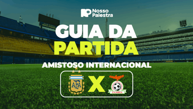 Argentina x Zâmbia: onde assistir ao jogo que terá atletas do Palmeiras
