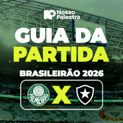 Palmeiras x Botafogo: onde assistir ao vivo, hor&aacute;rio e escala&ccedil;&otilde;es do jogo pelo Brasileir&atilde;o