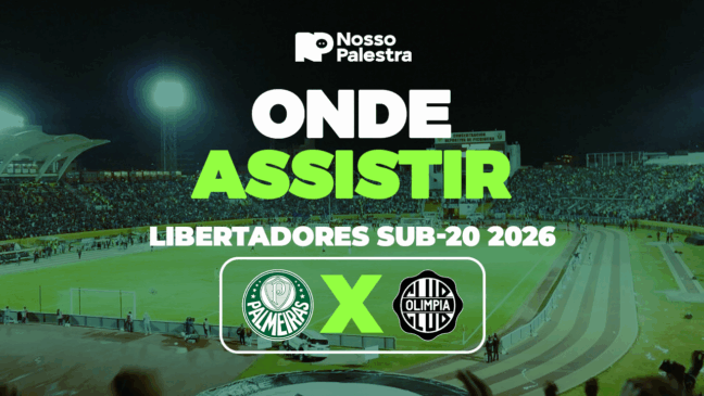 Olímpia-PAR x Palmeiras: onde assistir jogo pela Libertadores Sub-20