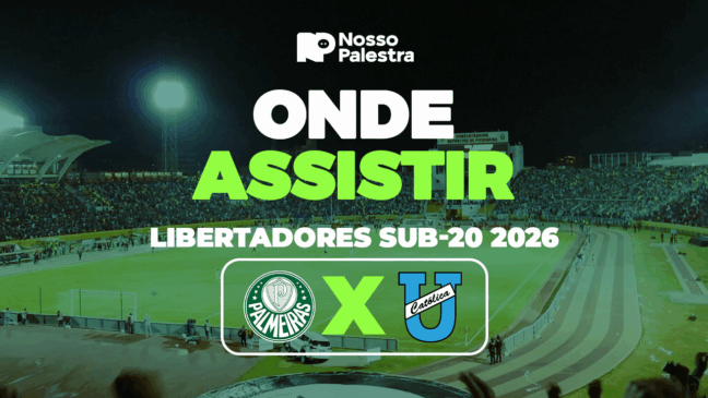 Palmeiras x Universidad Católica-EQU: onde assistir à estreia da Libertadores Sub-20