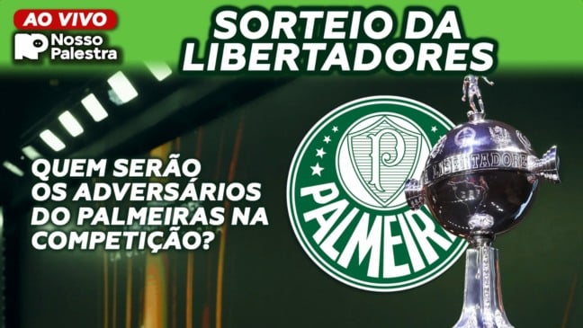 Palmeiras: acompanhe sorteio da Conmebol Libertadores AO VIVO