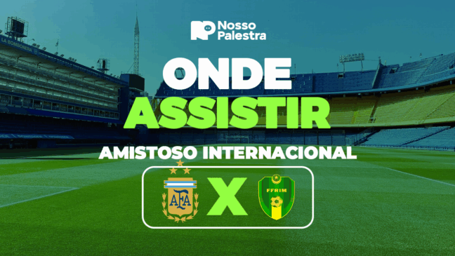 Argentina x Mauritânia: onde assistir ao jogo que terá atletas do Palmeiras
