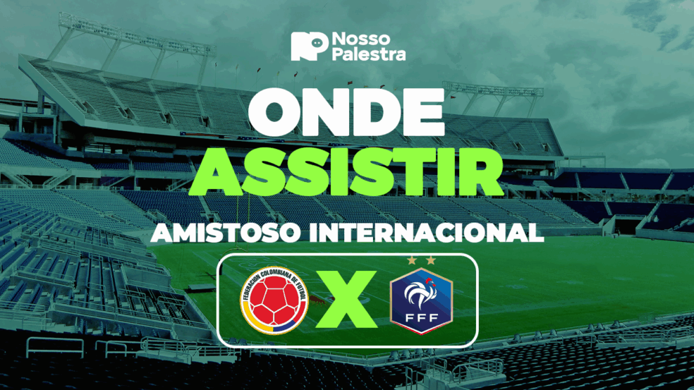 Colômbia x França: onde assistir ao jogo que terá atleta do Palmeiras Colômbia x França: onde assistir ao jogo que terá atleta do Palmeiras