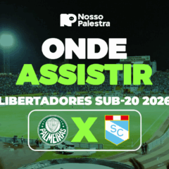 Palmeiras x Sporting Cristal-PER: onde assistir jogo pela Libertadores Sub-20