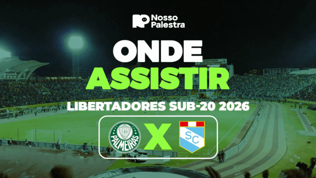 Palmeiras x Sporting Cristal-PER: onde assistir jogo pela Libertadores Sub-20