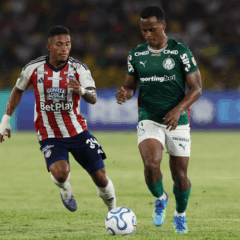 Jhon Arias em a&ccedil;&atilde;o pelo Palmeiras (Foto: Cesar Greco / Palmeiras) 