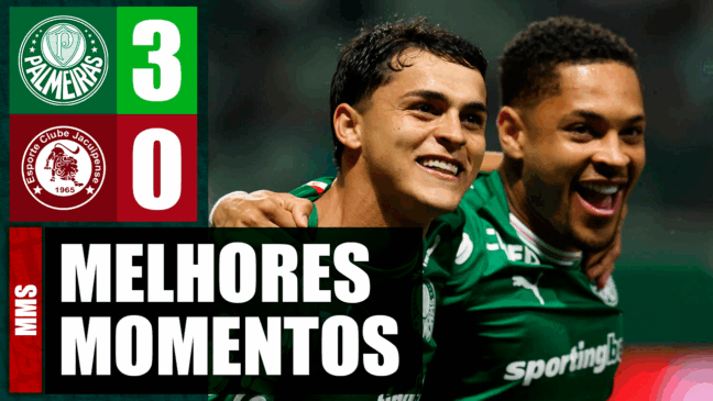 Assista aos melhores momentos da vitória do Palmeiras diante do Jacuipense