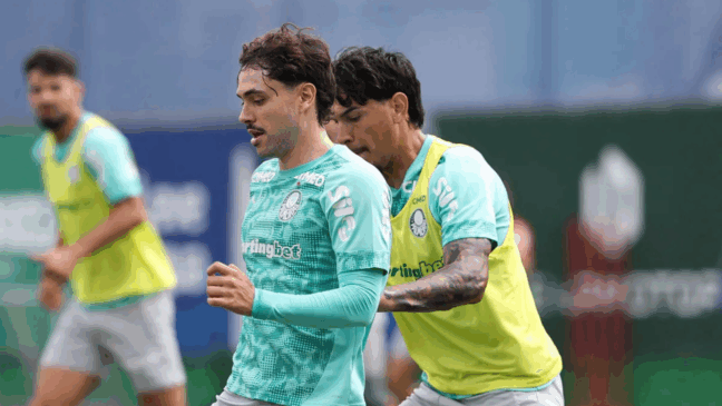 Palmeiras durante treinamento na Academia de Futebol 9Foto: Cesar Greco) 