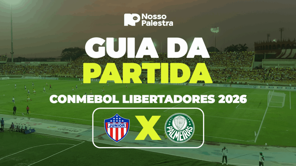Junior Barranquilla-COL x Palmeiras: onde assistir ao vivo, horário e escalações do jogo pela Libertadores Junior Barranquilla-COL x Palmeiras: onde assistir ao vivo, horário e escalações do jogo pela Libertadores