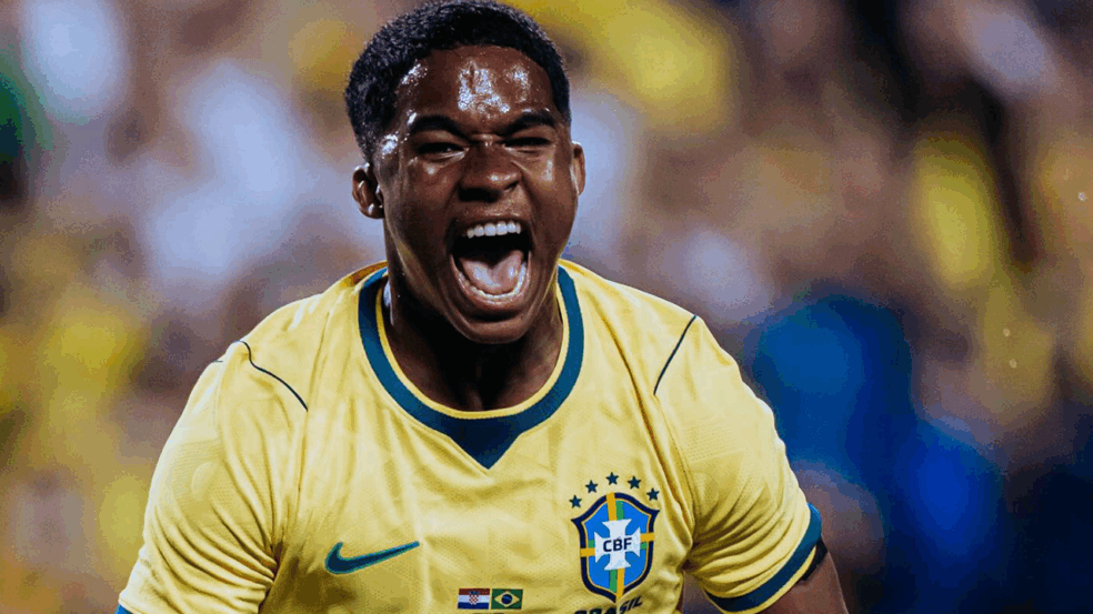 Na Disney, Endrick, ex-Palmeiras, mostra que deve ir ar à Copa do Mundo’ Na Disney, Endrick, ex-Palmeiras, mostra que deve ir ar à Copa do Mundo’