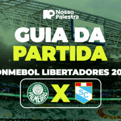 Palmeiras x Sporting Cristal-PER: onde assistir ao vivo, hor&aacute;rio e escala&ccedil;&otilde;es do jogo pela Libertadores