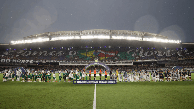 Palmeiras e Remo, em Belém (Foto: Cesar Greco / Palmeiras) 