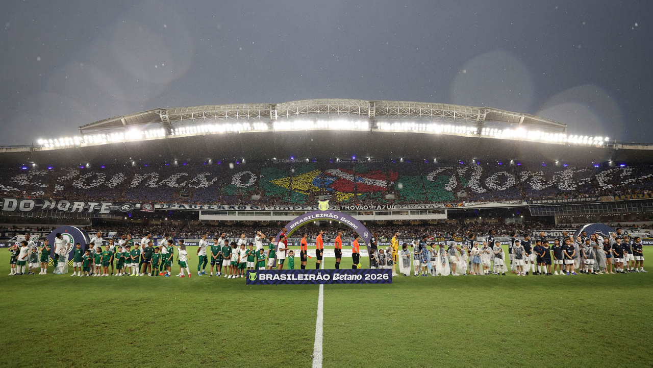 Palmeiras e Remo, em Belém (Foto: Cesar Greco / Palmeiras) Palmeiras e Remo, em Belém (Foto: Cesar Greco / Palmeiras)