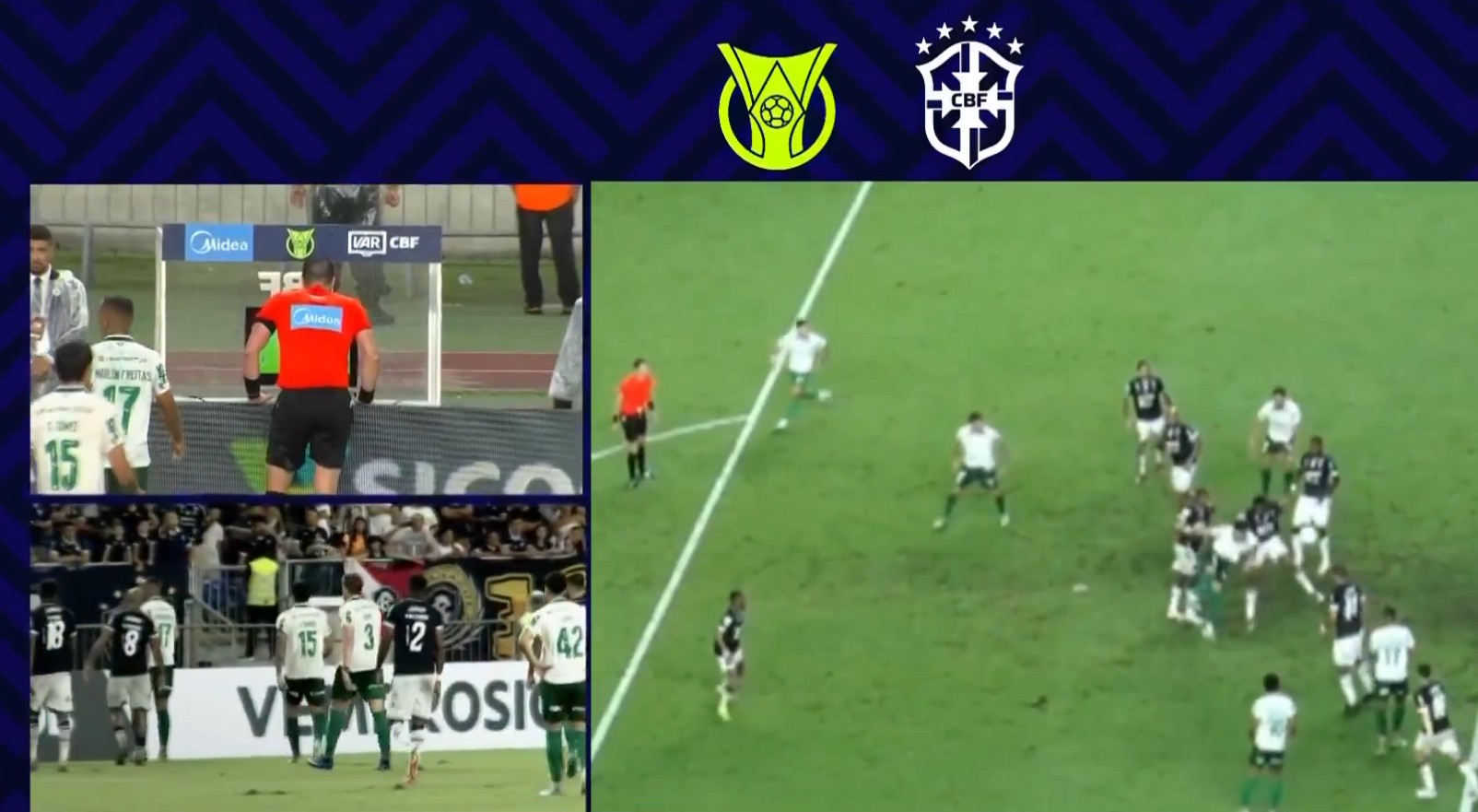 Palmeiras afirma que CBF reconheceu erro da arbitragem em gol anulado contra Remo; veja