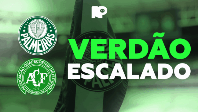 Palmeiras x Chapecoense: veja escalação do Verdão para jogo do Brasileirão