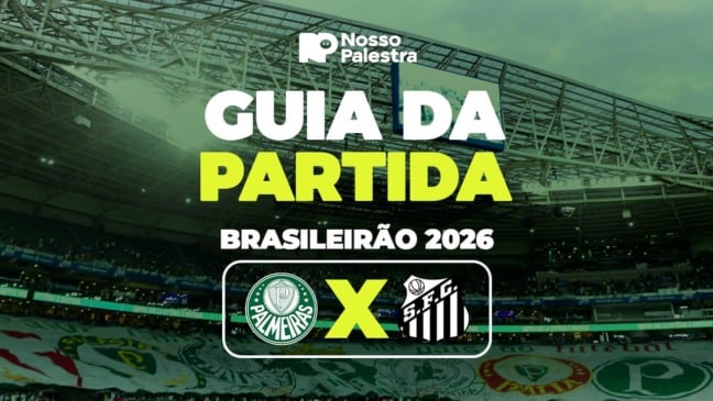 Palmeiras x Santos: onde assistir ao vivo, horário e escalações do jogo pelo Brasileirão